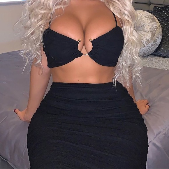 Paula ruched skirt set - Picture 4 of 4